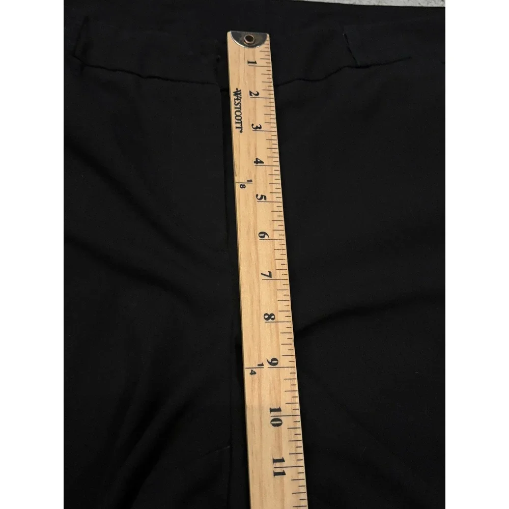 Worthington Stretch Black Bermuda Shorts Womens 14 Dress Shorts Knee Length